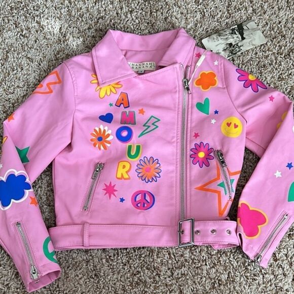 NWT Hanna Banana Faux Leather Jacket (size 6) - Picture 3 of 12